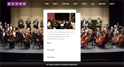 Desktop Screenshot of lafayettesymphony.org